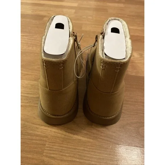 Universal Thread Women's May Faux Suede Booties Tan Size 9 Memory Foam New - Picture 11 of 16